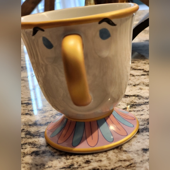 Disney Other - Disney park's beauty and the beast chip ceramic mug